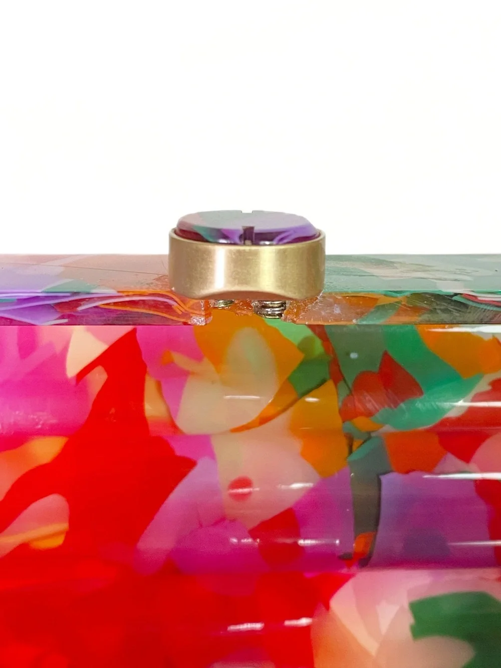 Cult Gaia Enid Clutch Abstract Garden